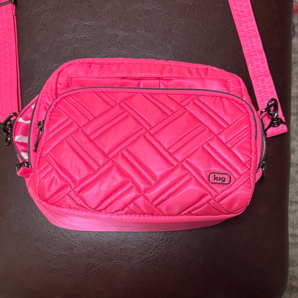 Lug mini ranger crossbody bag in magenta - Picture 8 of 10